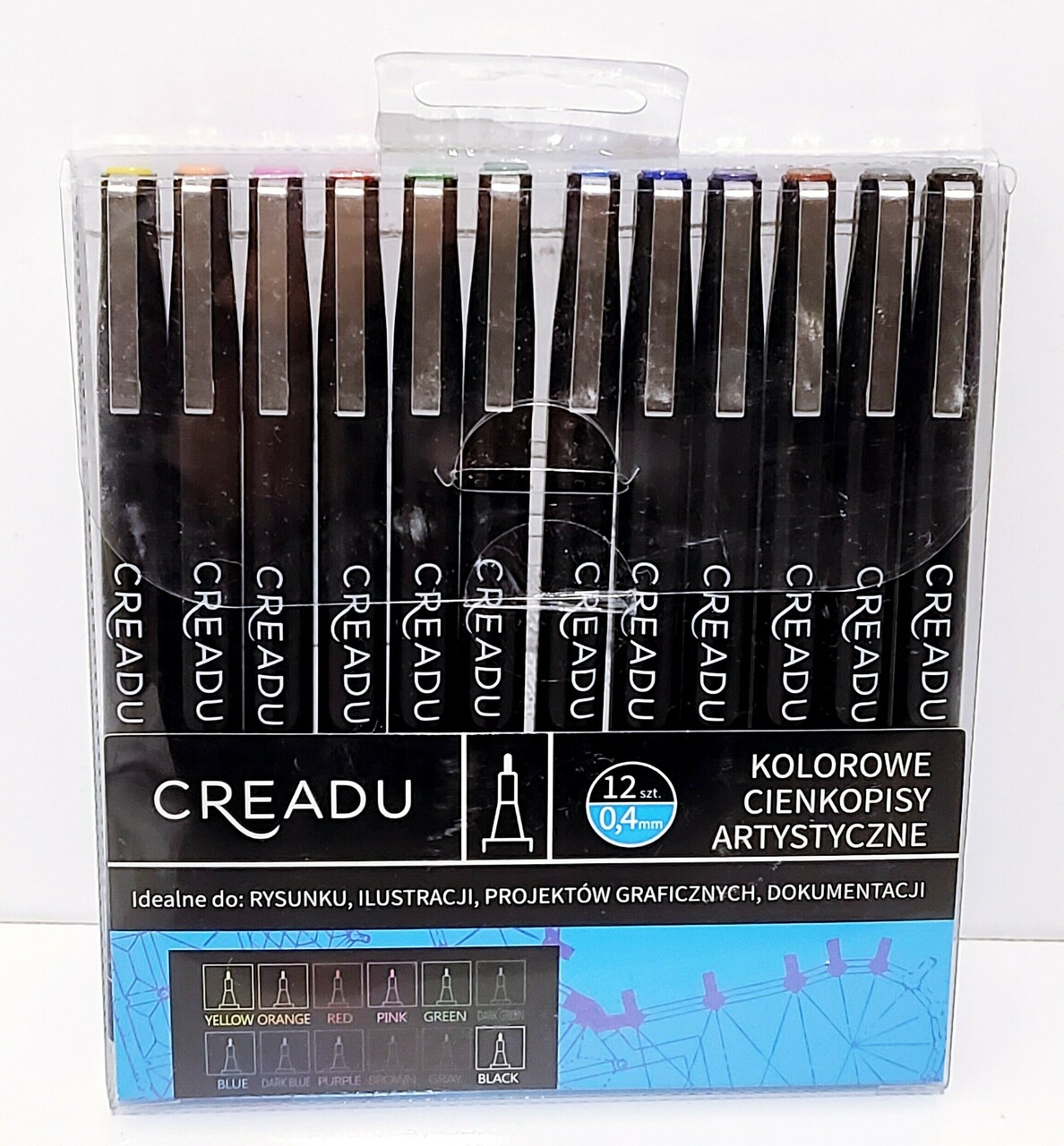 kolorowe-cienkopisay-artystyczne-creadu-12szt-chmielna-98-warszawa