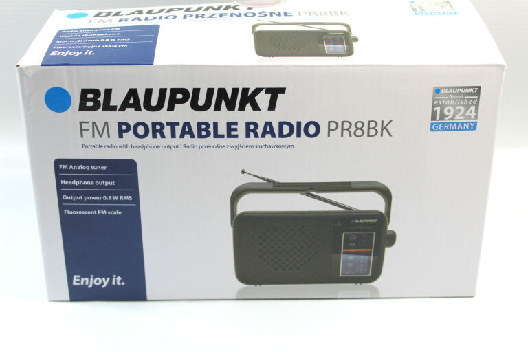 RADIO PRZENOŚNE BLAUPUNKT PR8BK Z PUDEŁKIEM