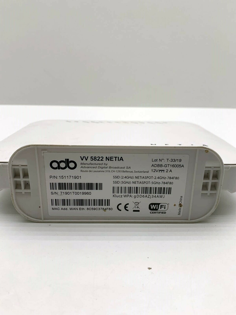 router-netia-vv-5822-zasilacz-stan-uzywany