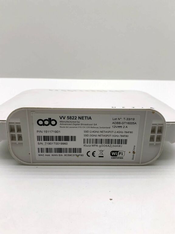 router-netia-vv-5822-zasilacz-stan-uzywany