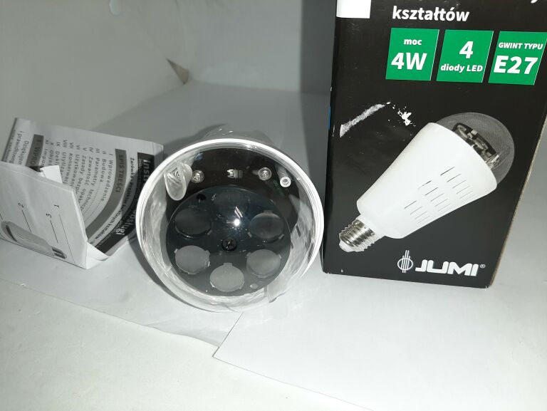 ŻARÓWKA PROJEKTOR KSZTAŁTÓW JUMI 4W E27