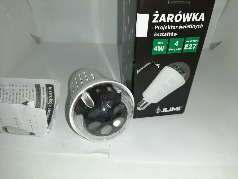 ŻARÓWKA PROJEKTOR KSZTAŁTÓW JUMI 4W E27