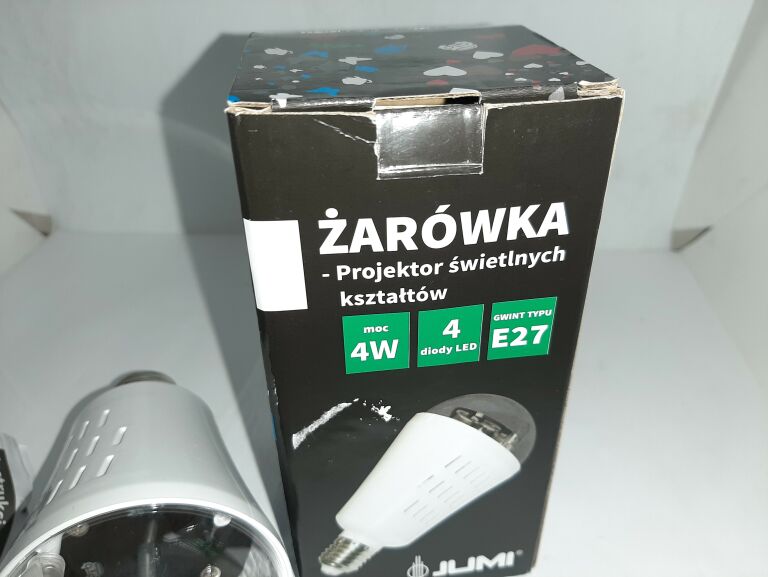 ŻARÓWKA PROJEKTOR KSZTAŁTÓW JUMI 4W E27