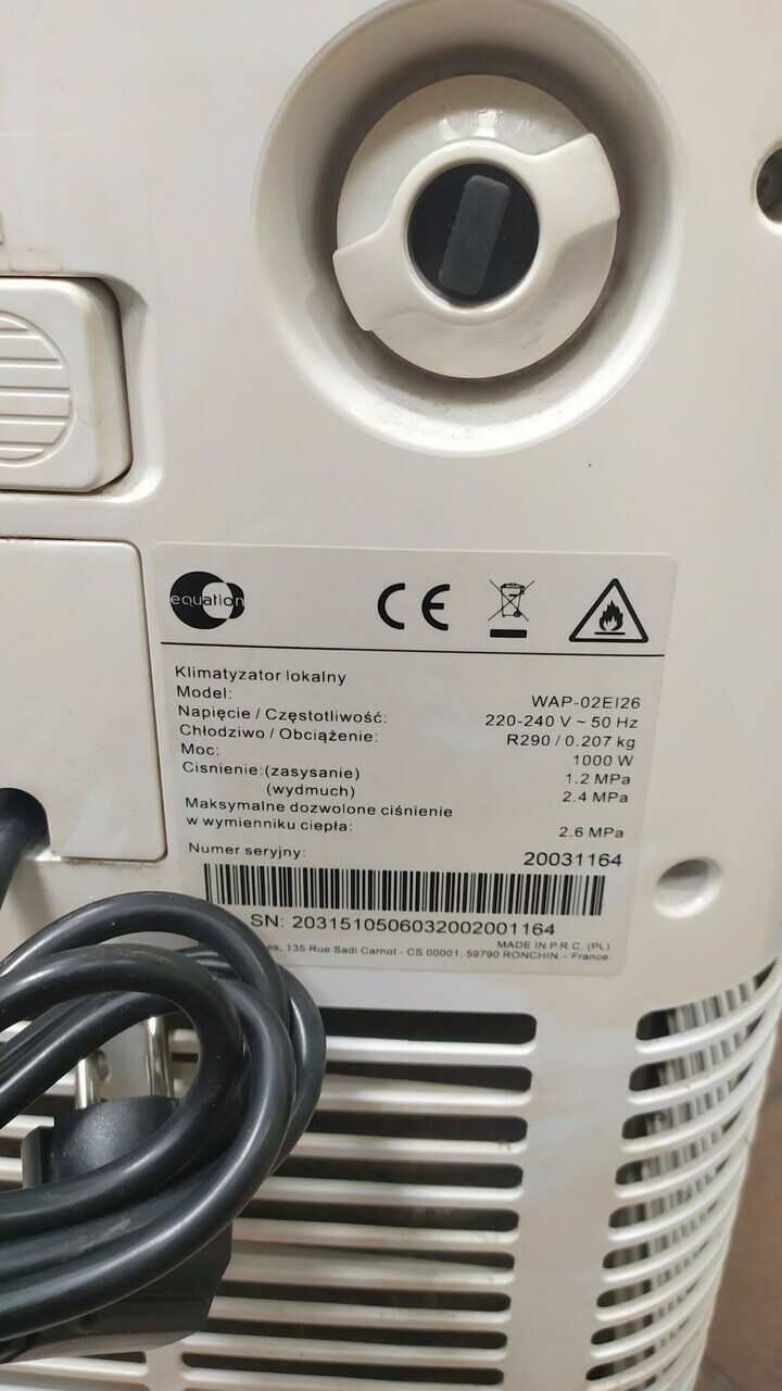 klimatyzator-przenosny-equation-glossy-wap-02ei26-sterowanie-manualne