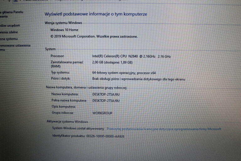LAPTOP HP STREAM 13 BLUE # OPIS