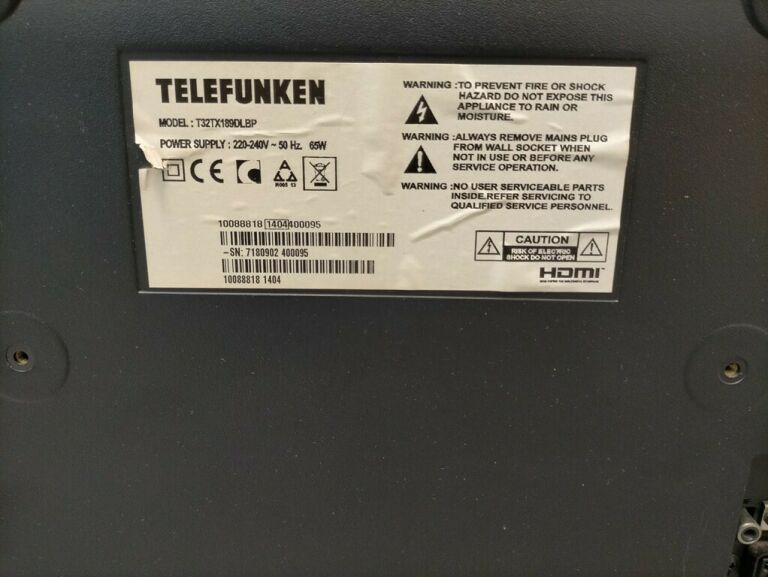 TV TELEFUNKEN 32" T32TX189DLBP USZKODZONY