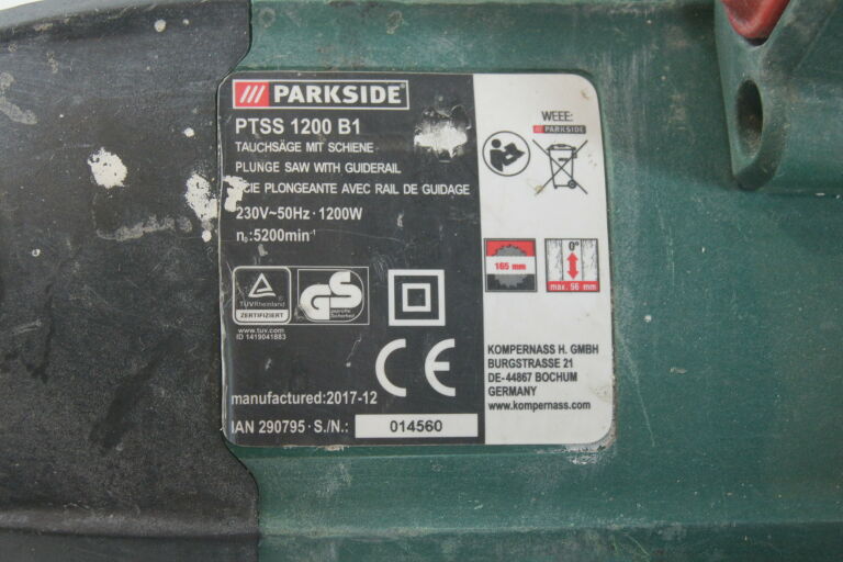 ZAGŁĘBIARKA PARKSIDE PTSS 1200 B1