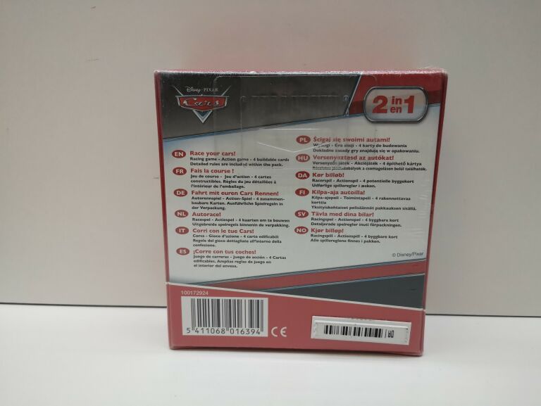 SAMOCHODY ZESTAW GIER DISNEY PIXAR CARS GAME BOX