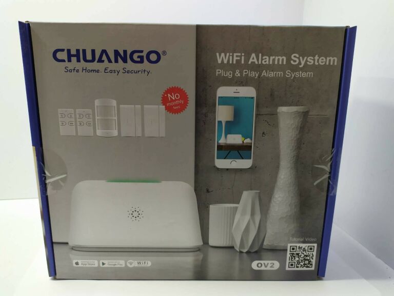 SYSTEM ALARMOWY CHUANGO OV2 BEZPRZEWODOWY