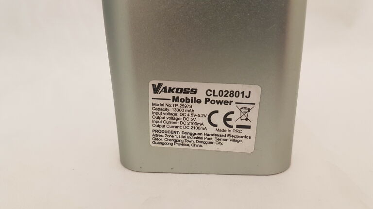 POWERBANK VAKOSS CL02801J 13000 MAH PROMO!