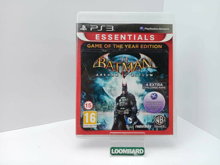 GRA PS3 BATMAN ARKHAM ASYLUM GOTY EDITION
