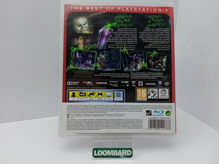 GRA PS3 BATMAN ARKHAM ASYLUM GOTY EDITION