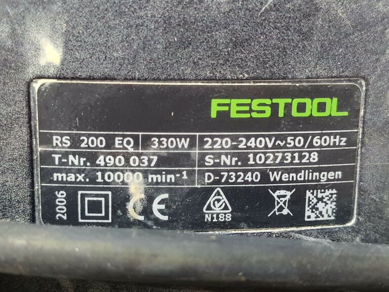 FESTOOL SZLIFIERKA OSCYLACYJNA RS 200