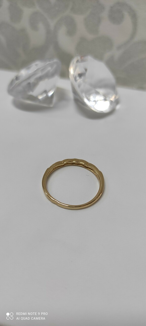 okazja-prosty-zloty-pierscionek-166-stan-uzywany