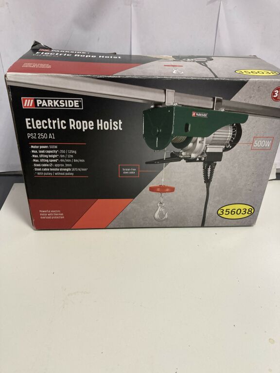 WCIAGARKA PARKSIDE PSZ 250A1 500W 250K