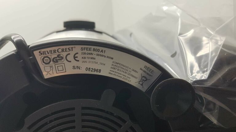 SOKOWIRÓWKA SILVERCREST 800 W