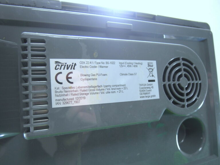 PRZENOŚNA LODÓWKA ELEKTRYCZNA CRIVIT 22L