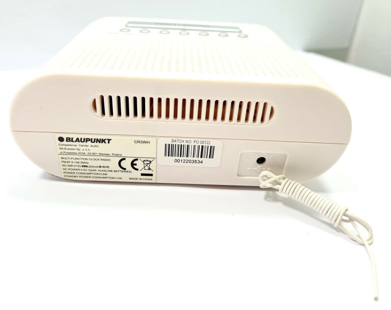 RADIO BUDZIK BLAUPUNKT CR3WH+ZASILACZ
