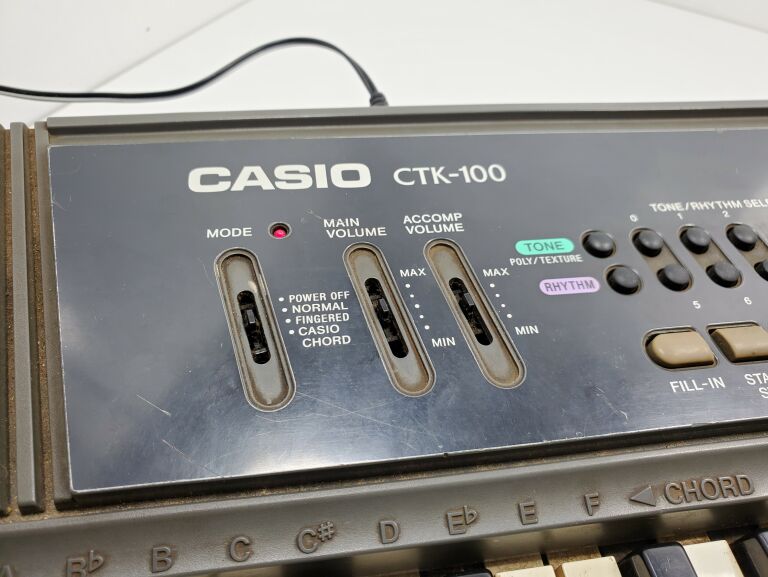 KEYBOARD CASIO CTK-100 ZASILACZ