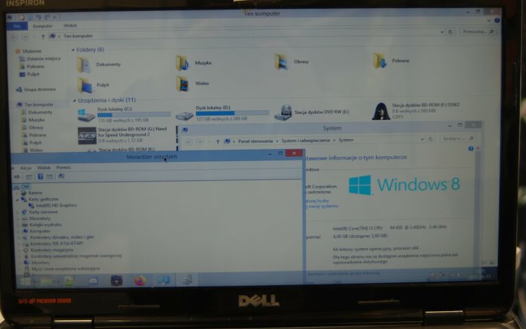 DELL INSPIRON N5010 I5/4GB/500GB/ ---WYPRZEDAŻ---