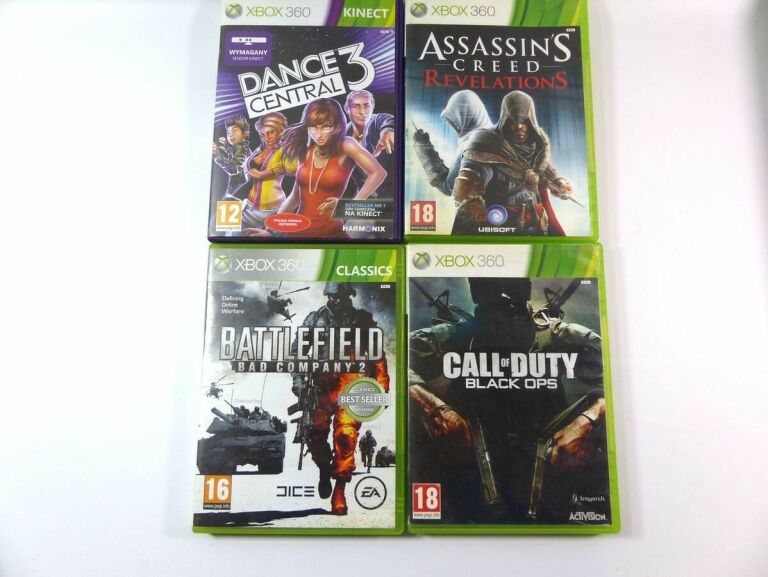 KONSOLA XBOX 360 ZESTAW