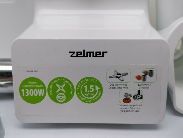 MASZYNKA DO MIĘSA ZELMER ZMM3853W