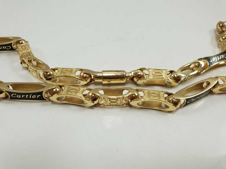 ZŁOTY WSPANIAŁY ŁAŃCUCH CARTIER 585 73,16G 70CM