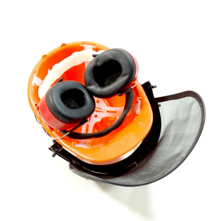 KASK Z OSŁONĄ I SŁUCHAWKAMI (PRZYŁBICA) MAKITA