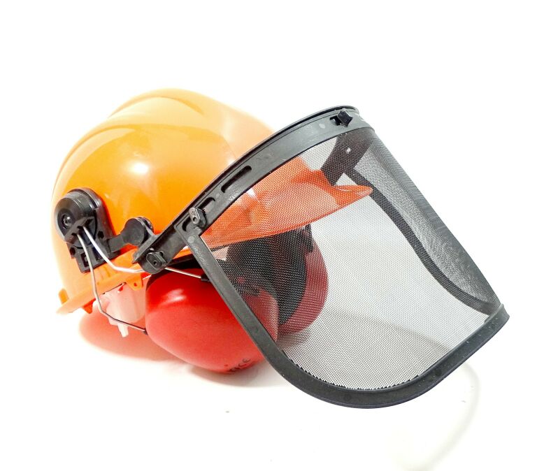 KASK Z OSŁONĄ I SŁUCHAWKAMI (PRZYŁBICA) MAKITA
