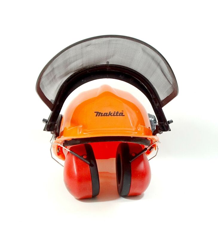 KASK Z OSŁONĄ I SŁUCHAWKAMI (PRZYŁBICA) MAKITA