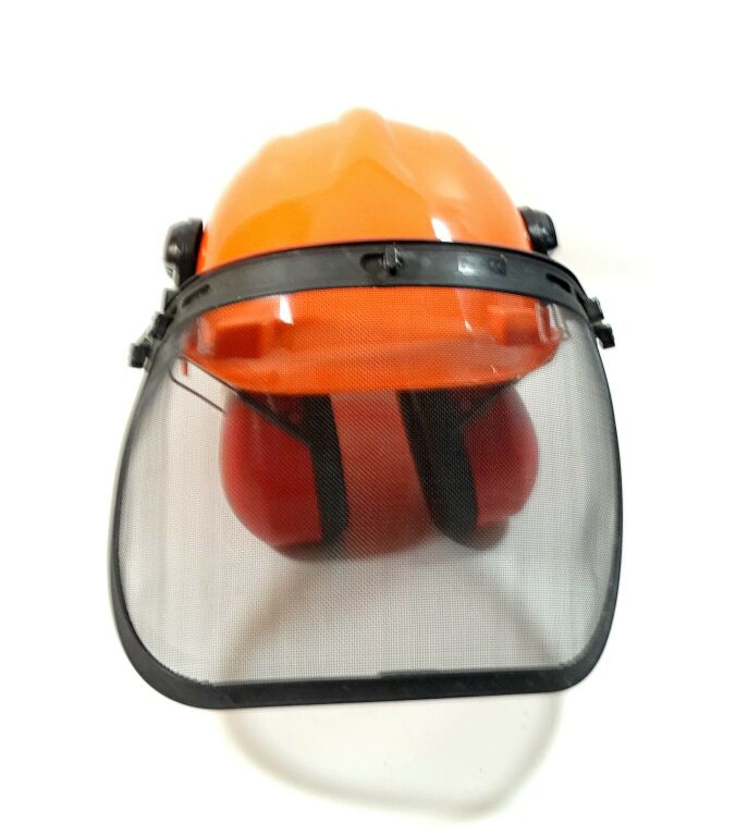 KASK Z OSŁONĄ I SŁUCHAWKAMI (PRZYŁBICA) MAKITA