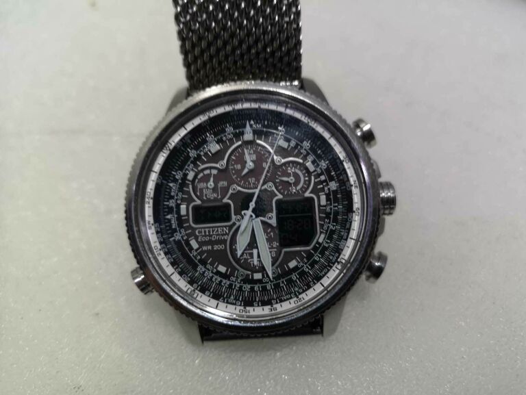 ZEGAREK CITIZEN NAVIHAWK ECO DRIVE JY8030-83E