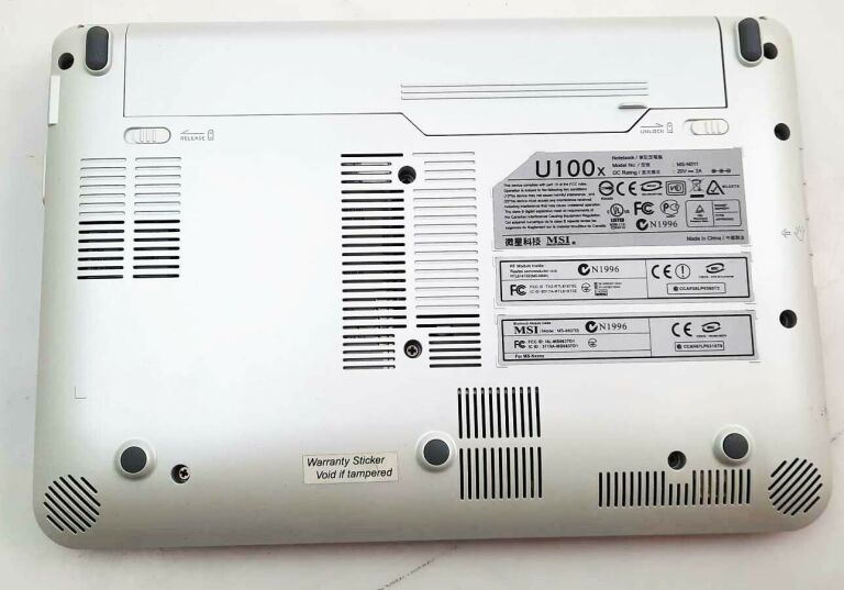 LAPTOP MSI WIND NOTEBOOK