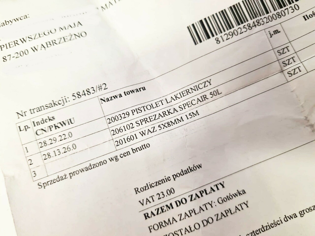 kompresor-sprezarka-specair-50l-waz-pistolet-gw-stan-uzywany