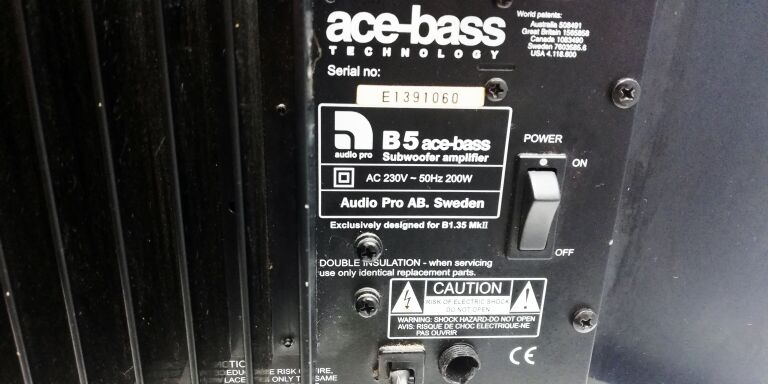 ACE-BASS SUBWOOFER B5 AKTYWNY