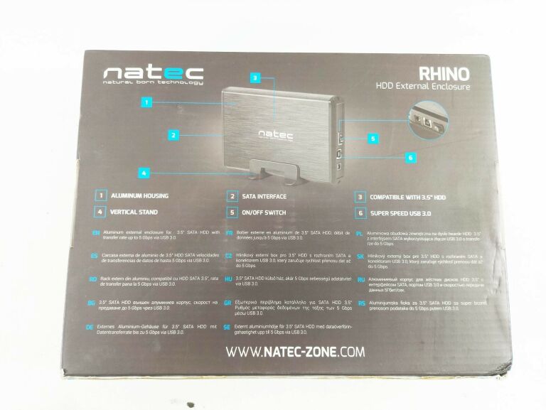 DYSK PRZENOŚNY NATEC NKZ-0448 750GB KPL