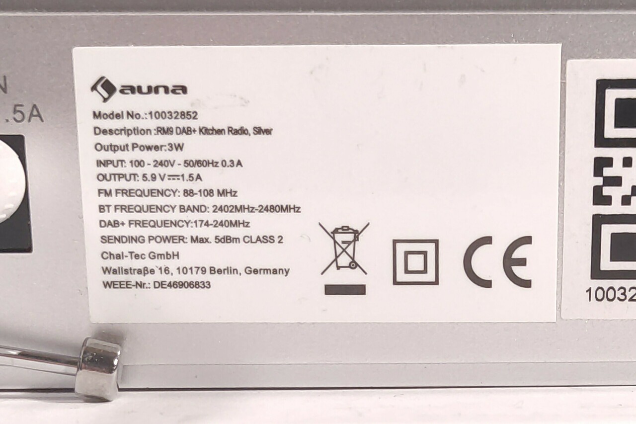radio-podwieszane-auna-kr-140-stan-uzywany
