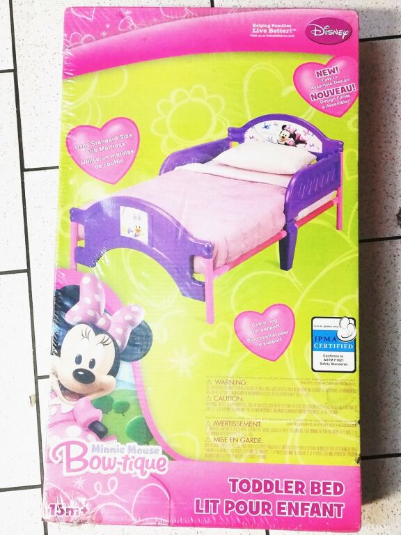 PLASTIKOWE ŁÓŻECZKO MYSZKA MINNIE