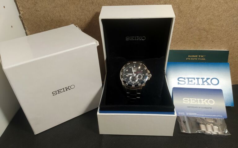 ZEGAREK SEIKO SPORTURA KINETIC PERPETUAL SNP055P1