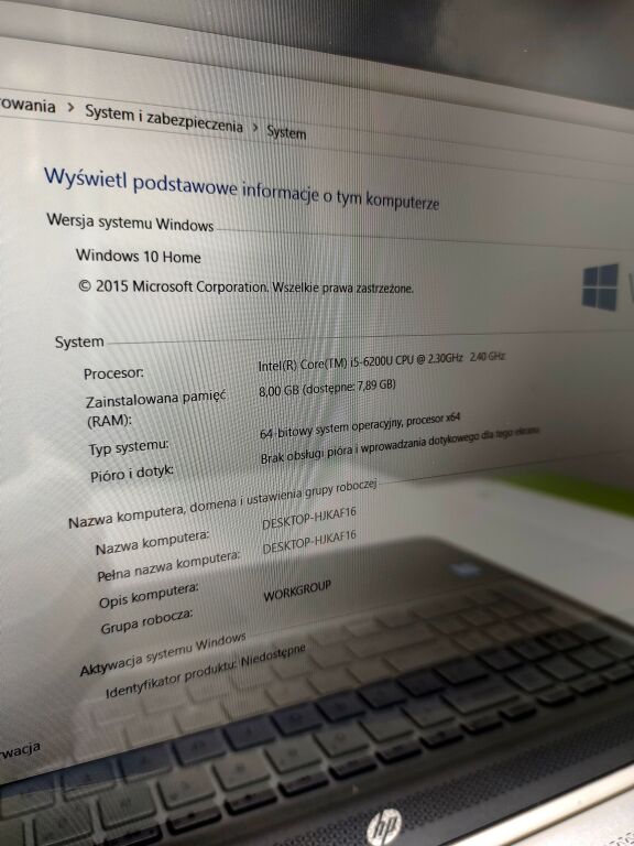 LAPTOP HP ENVY X360 I5-6200/1TB/8GB RAM