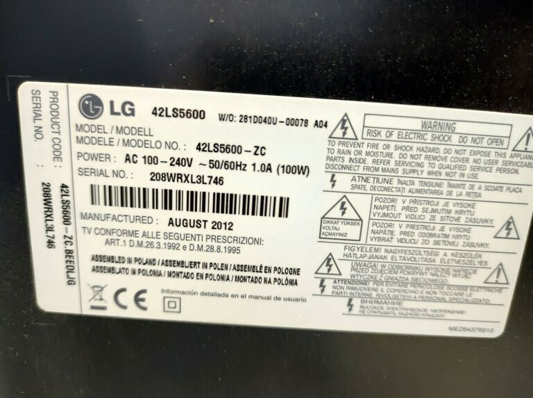 TELEWIZOR LG 42LS5600 LED 42" FULL HD