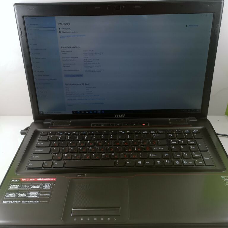 LAPTOP MSI GP70 I5/12 GB RAM/1 TB HDD + 250 GB SS