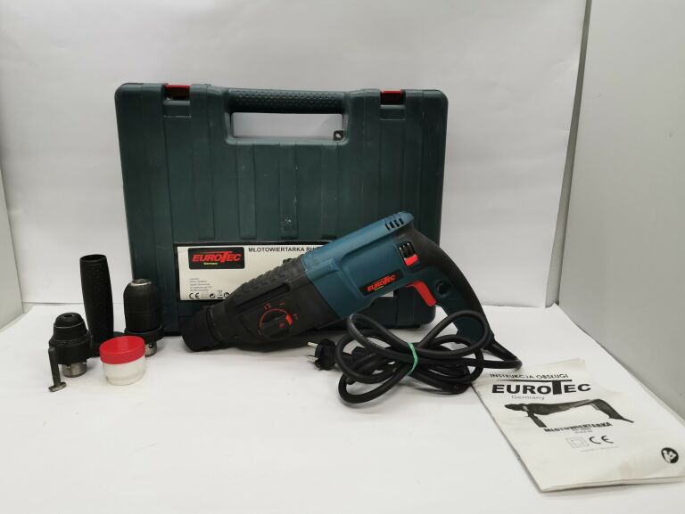 MŁOTOWIERTARKA EUROTEC RH-2600 Z1A4-26 KPL/WALIZK