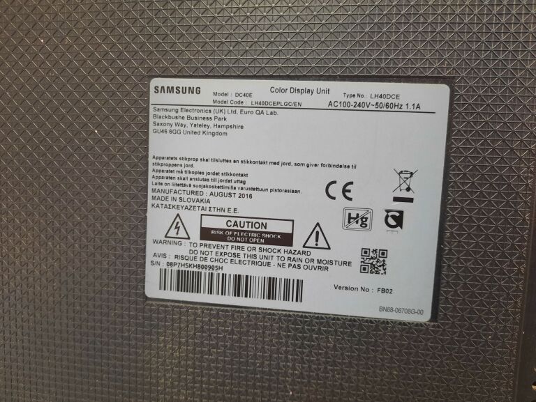 MONITOR PRZEMYSŁOWY SAMSUNG DC40E !