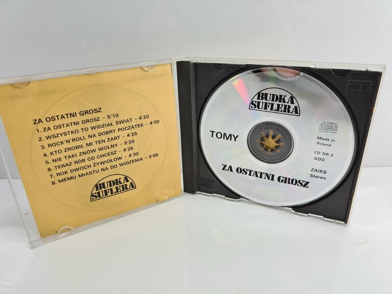 CD BUDKA SUFLERA ZA OSTATNI GROSZ 1991 TOMY