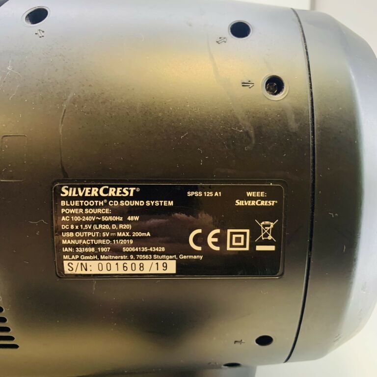 BOOMBOX SILWERCREST MP3 USB