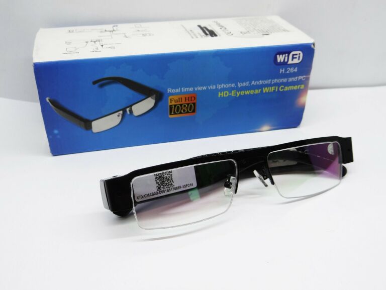 MINI KAMERA IP OKULARY WIFI FULLHD 1080P P2P V13W
