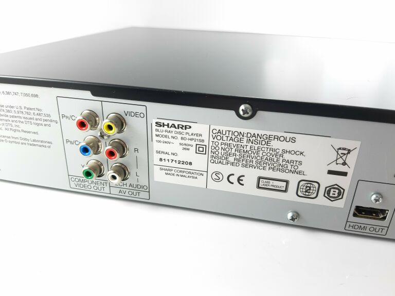 ODTWARZACZ BLURAY SHARP BD-HP21 AQUOS