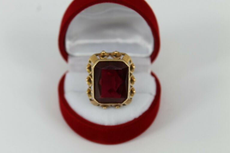 ZŁOTY PIERŚCIONEK RETRO 14K/12,38 G/ROZM. 17