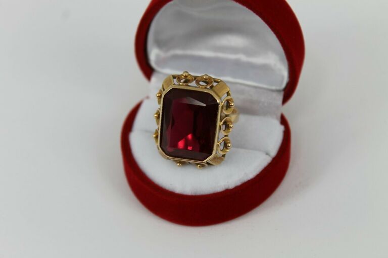 ZŁOTY PIERŚCIONEK RETRO 14K/12,38 G/ROZM. 17